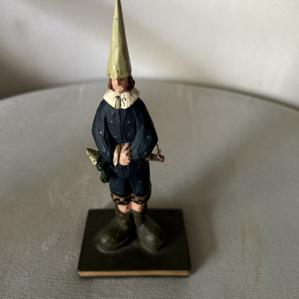 WILLIRAYE Studio Donnie the Dunce 1997 American Folk Art frog slingshot WW 1104